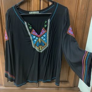 Bell sleeve top